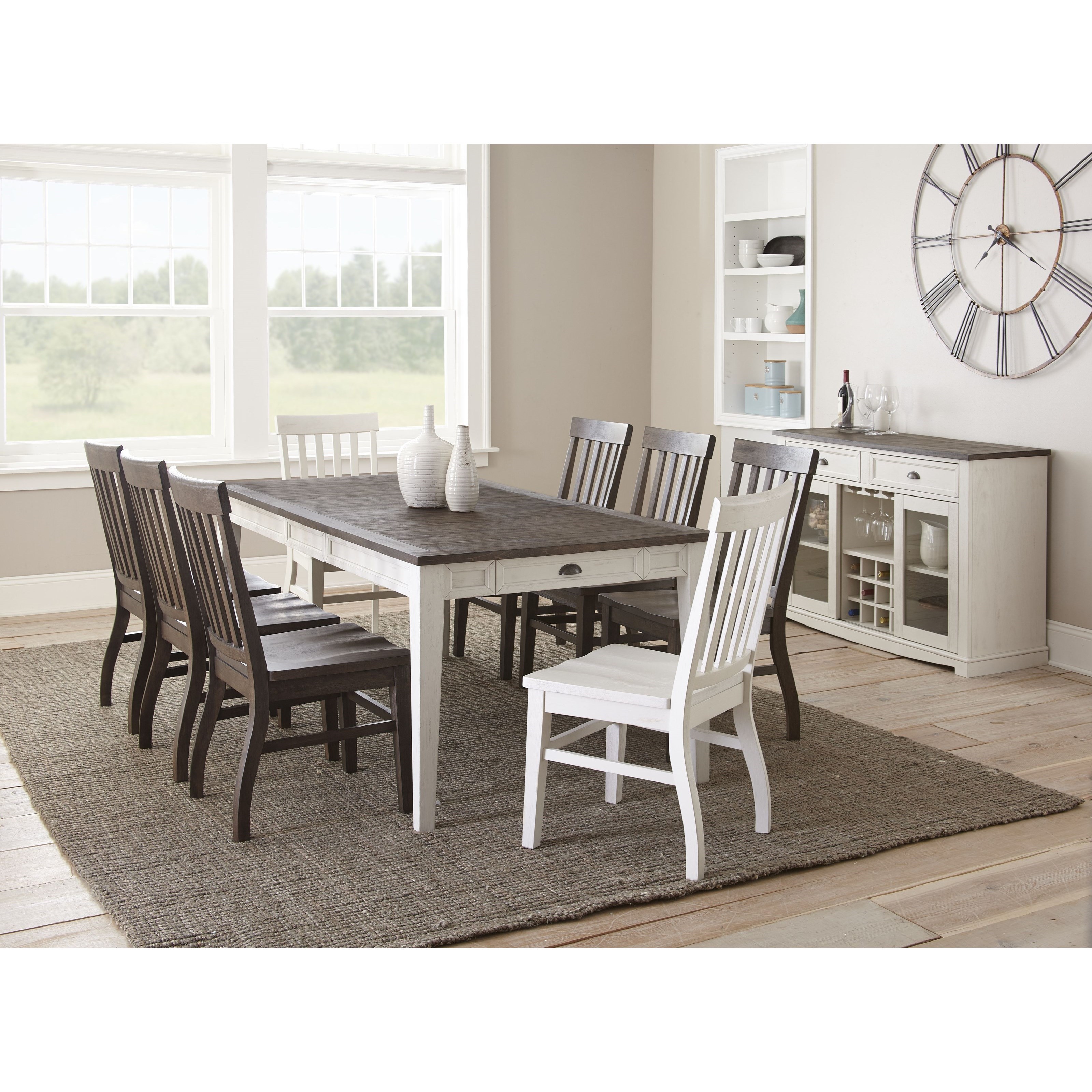 Silver formal dining room set on sale